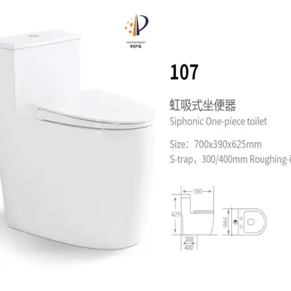 Bồn cầu nguyên khối Hwata 107