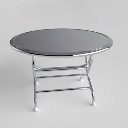 Bàn Tròn Inox 1m BT 10