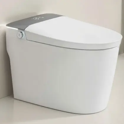 Bồn Cầu Cảm Biến Thông Minh Nguyên Khối Hwata HT-D76A