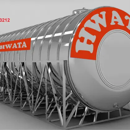 Bồn nước inox Hwata 20000L ngang