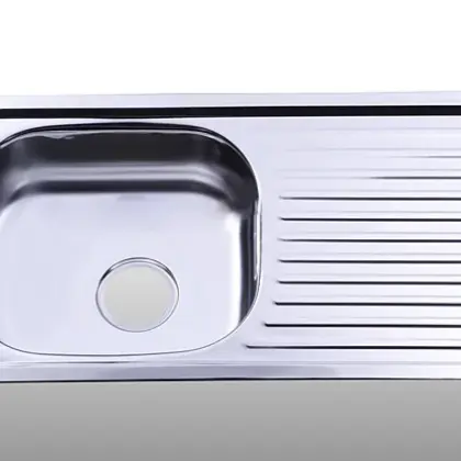 Chậu Rửa Chén Inox Hwata B5 Một Hộc, Một Bàn