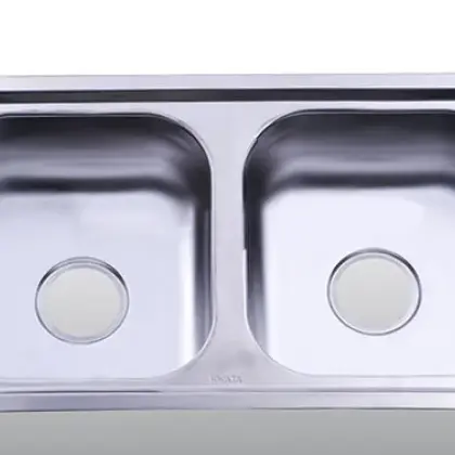 Chậu Rửa Chén Inox Hwata BD5 Hai Hộc