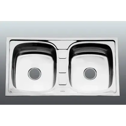 Chậu Rửa Chén Inox Hai Hộc Hwata BD7 