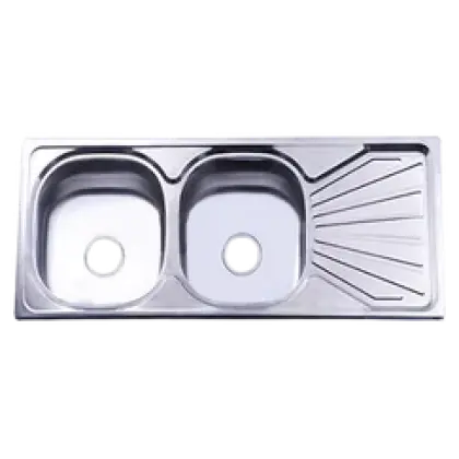 Chậu Rửa Chén Inox Hai Hộc có bàn Hwata BDC6 