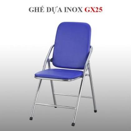 Ghế Xếp Inox Mặt Simili Hwata GX25