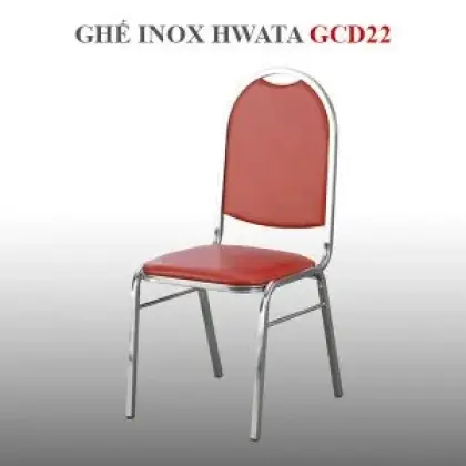Ghế Dựa Inox Cố Định Simili Hwata GCD22