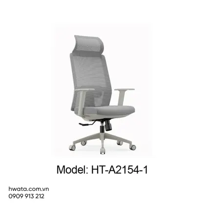 Ghế Xoay Văn Phòng Lưng Lưới Có Tay Vịn Hwata HT-A2154-1