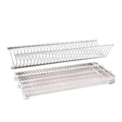 Kệ Úp Chén Đĩa Inox 2 Tầng Hwata HWKCX02