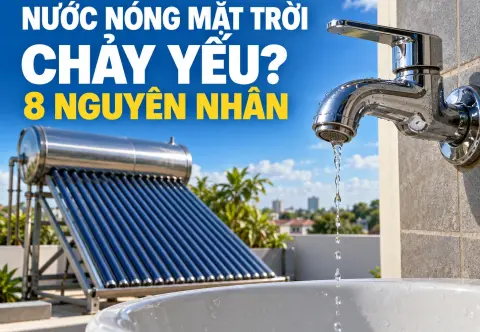 Nước Nóng Năng Lượng Mặt Trời Chảy Yếu: 8 Nguyên Nhân cần kiểm tra