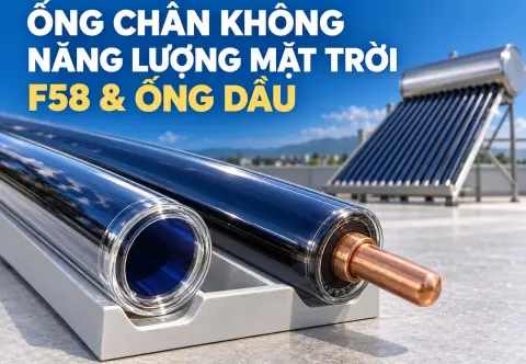 Ống Chân Không Năng Lượng Mặt Trời: Cấu Tạo, F58 & Ống Dầu