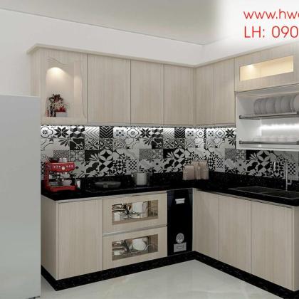 Kệ bếp inox 304 cửa Acrylic HWARC 13