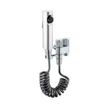 Bộ Vòi Xịt Toilet Van Khóa 2 Đầu Hwata HT-903A