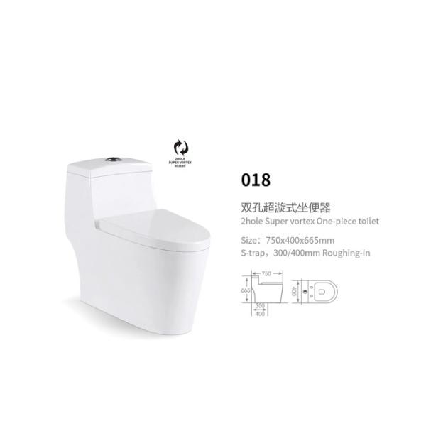 Bồn cầu nguyên khối Hwata 018
