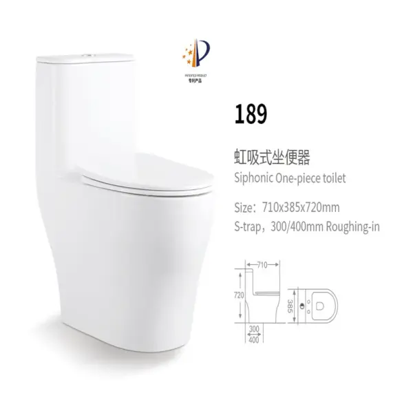 Bồn cầu nguyên khối Hwata 189