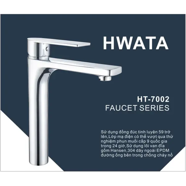 Vòi lavabo nóng lạnh 7002