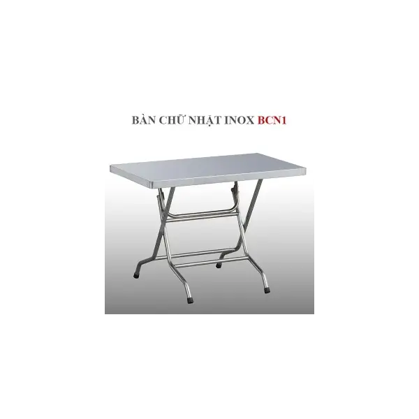 Bàn Chữ Nhật Inox 1m BCN1