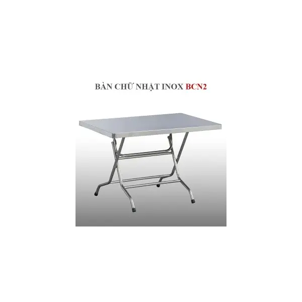 Bàn Chữ Nhật Inox 1.1m BCN2