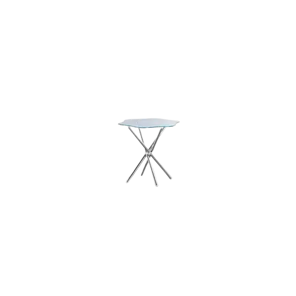Bàn Xếp Inox Mặt Kiếng 