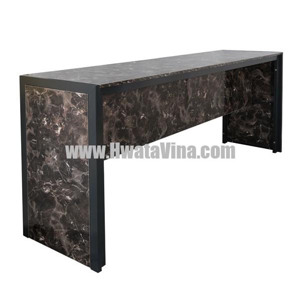 Bàn Quầy Bar chân sắt mặt ván Namlut
