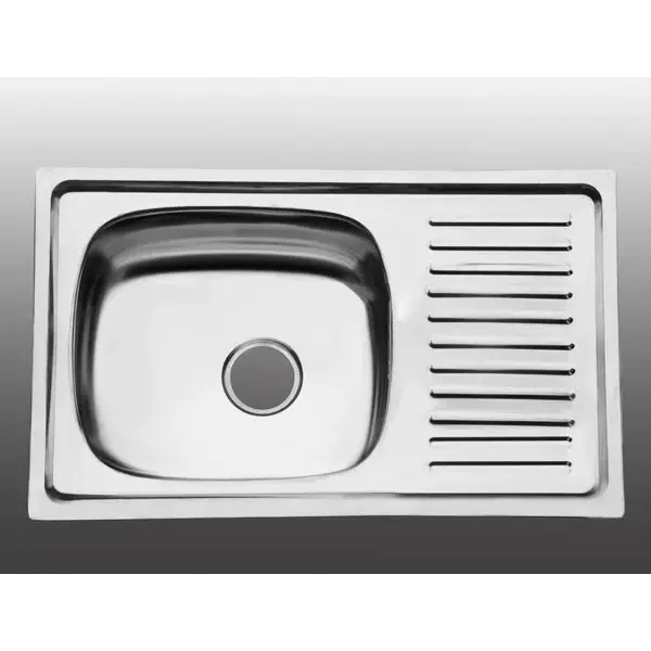 Chậu Rửa Chén Inox Hwata B2 Một Hộc, Một Cánh