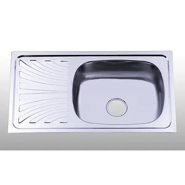 Chậu Rửa Chén Inox Hwata B6 Một Hộc, Một Bàn