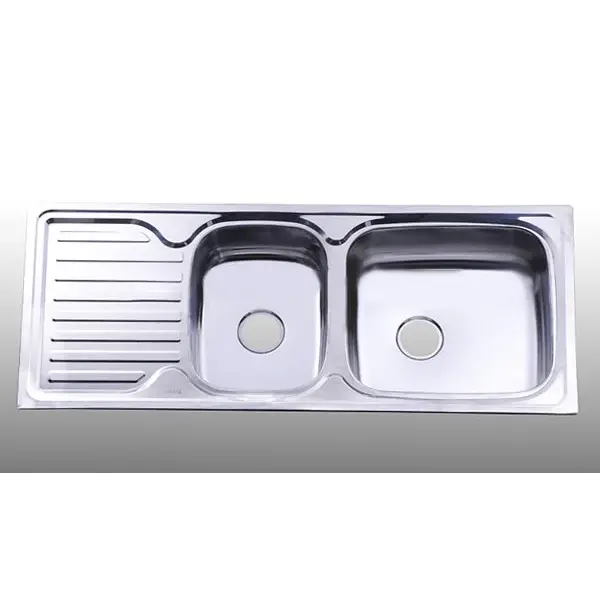 Chậu Rửa Chén Inox Hwata BDC1 Hai Hộc, Một Bàn