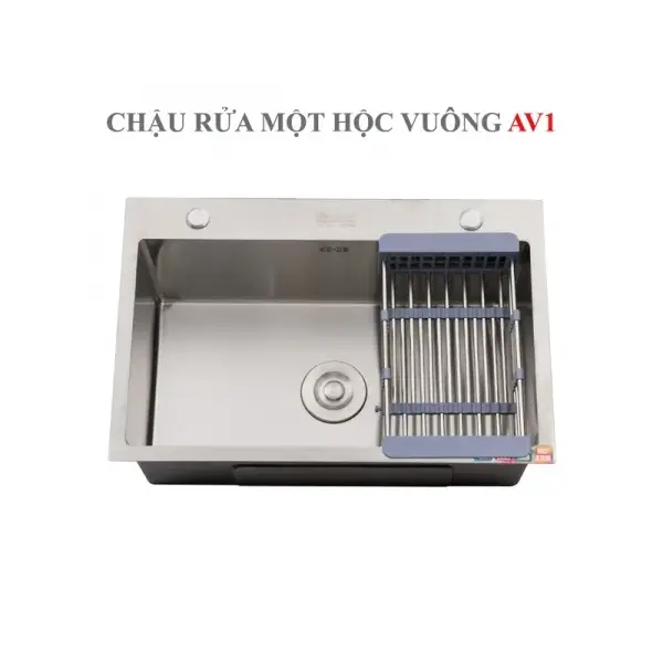Chậu Rửa Chén Inox Hwata AV1 Một Hộc