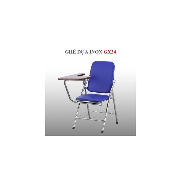 Ghế Dựa Inox Hwata Mặt Simili Có Bàn GX24