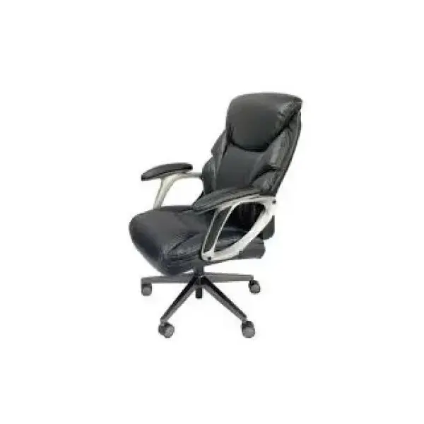 Ghế Xoay Văn Phòng Lưng Da Có Tay Vịn Hwata GX47591CS