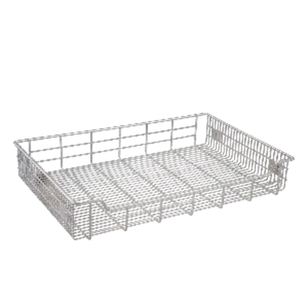 Rổ Inox Úp Chén Chữ Nhật Trơn, Không Khay Hứng Nước Hwata HWCN01 