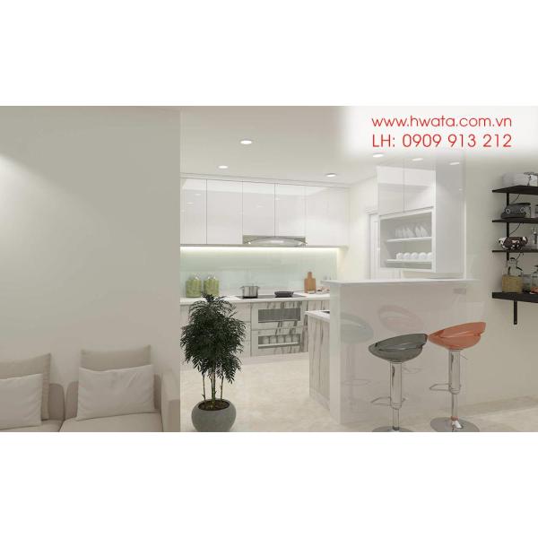 Kệ bếp inox 304 cửa Acrylic HWARC 10