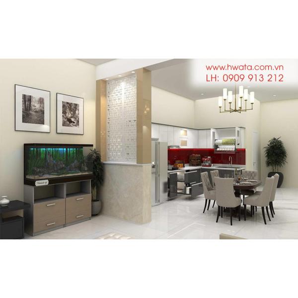 Kệ bếp inox 304 cửa Acrylic HWARC 09