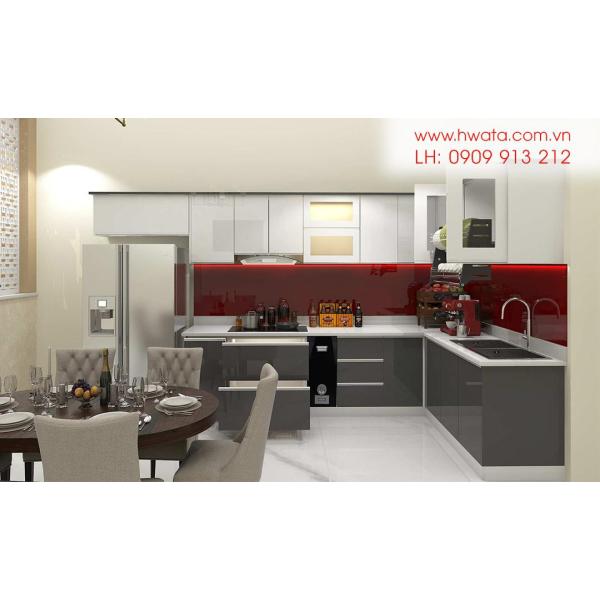 Kệ bếp inox 304 cửa Acrylic HWARC 03