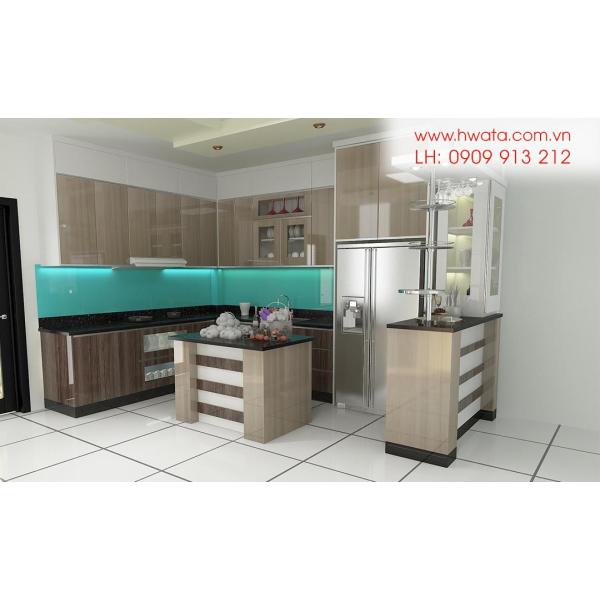 Kệ bếp inox 304 cửa Acrylic HWARC 12