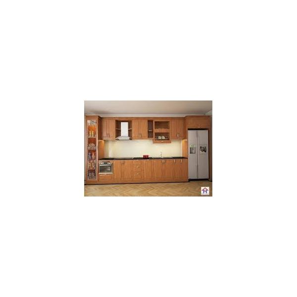 Kệ bếp inox 304 Hwata cửa gỗ sồi HWGS 05