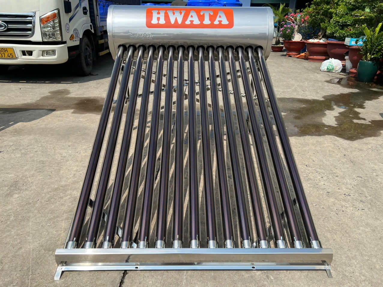 Sơ đồ cấp nước cho máy năng lượng mặt trời Hwata 150L