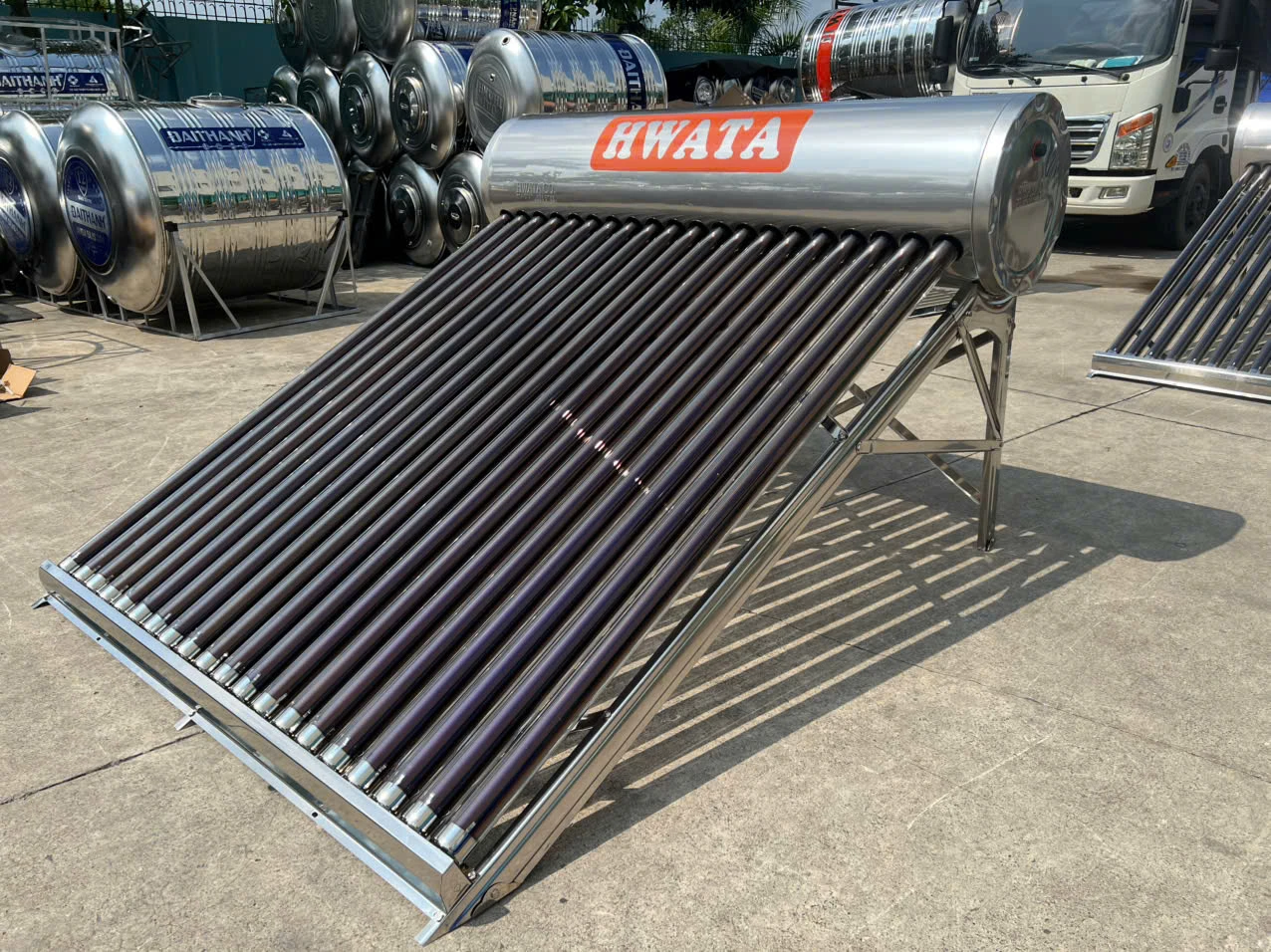 Các lỗi khi đo mái lắp máy năng lượng mặt trời 200L