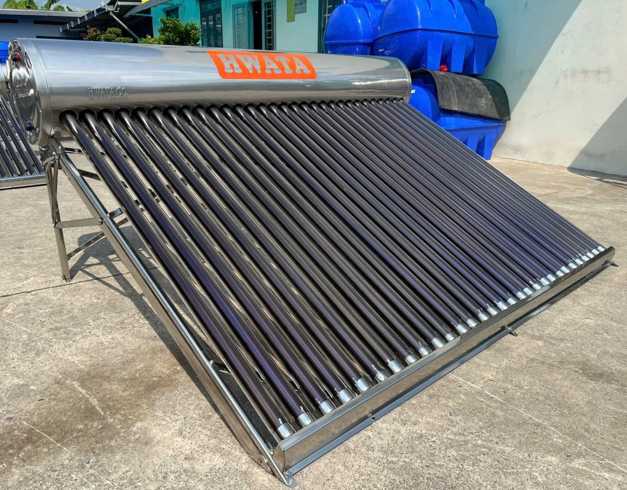 Một máy Hwata 300L và phương án hệ nhiều máy So sánh máy năng lượng mặt trời 300L và hệ nhiều máy