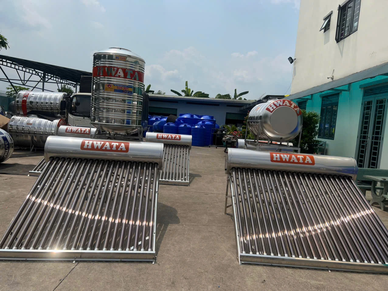 Ống chân không F58 HWATA Ống chân không F58 trên máy nước nóng năng lượng mặt trời HWATA
