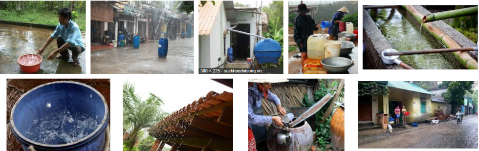 Nguồn nước chủ yếu của người vùng cao là nước mưa