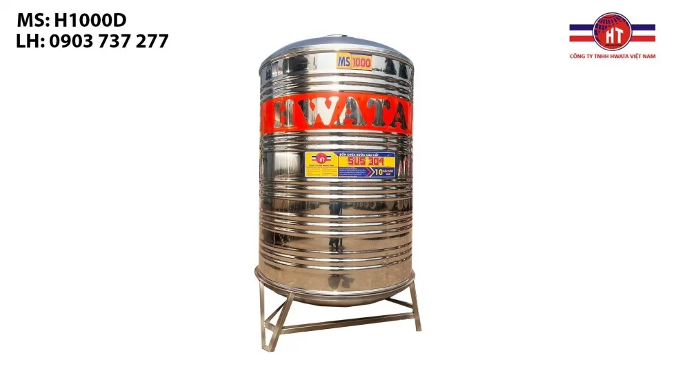 Bồn inox Hwata 1000l đứng