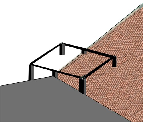 Hình ảnh thi công chân đế máy nước nóng năng lượng mặt trời thái dương năng