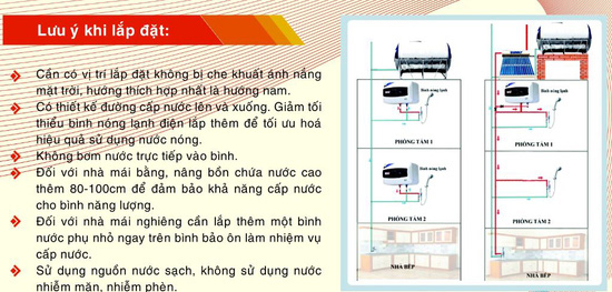 Cấu tạo máy nước nóng năng lượng mặt trời Thái Dương Năng